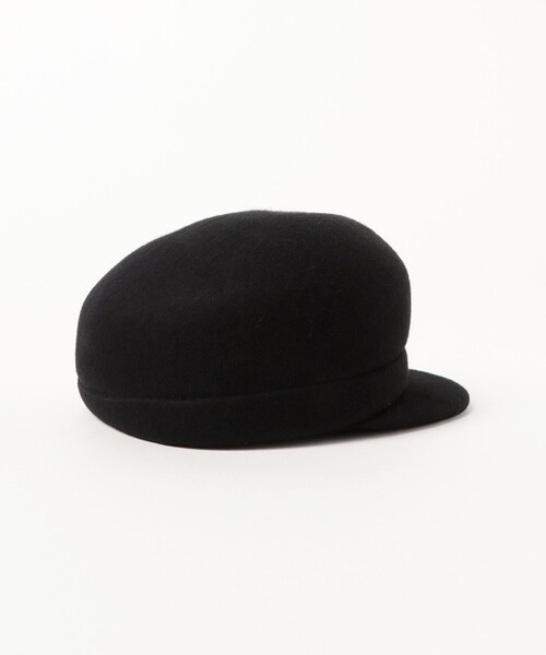 BEAMS HEART（ビームスハート）の「BEAMS HEART / フェルト キャスケット（キャスケット・レディース・ブラック/ダークブラウン・FREE）」の15枚目の写真