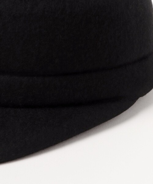 BEAMS HEART（ビームスハート）の「BEAMS HEART / フェルト キャスケット（キャスケット・レディース・ブラック/ダークブラウン・FREE）」の14枚目の写真