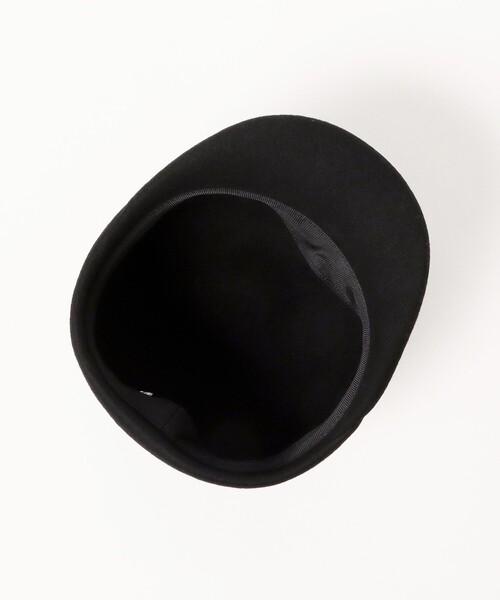 BEAMS HEART（ビームスハート）の「BEAMS HEART / フェルト キャスケット（キャスケット・レディース・ブラック/ダークブラウン・FREE）」の12枚目の写真