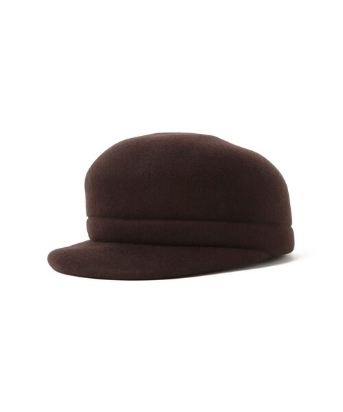 BEAMS HEART（ビームスハート）の「BEAMS HEART / フェルト キャスケット（キャスケット・レディース・ブラック/ダークブラウン・FREE）」の11枚目の写真