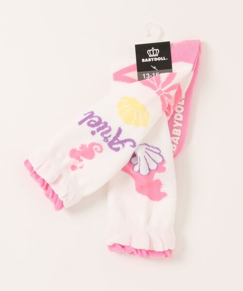 Disney（ディズニー）の「ディズニープリンセス ハイソックス 8599（ソックス/靴下・キッズ・ライトブルー/その他21/イエロー/その他22・13-16/17-20）」の5枚目の写真