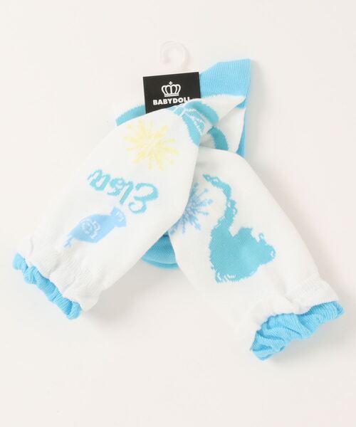 Disney（ディズニー）の「ディズニープリンセス ハイソックス 8599（ソックス/靴下・キッズ・ライトブルー/その他21/イエロー/その他22・13-16/17-20）」の6枚目の写真