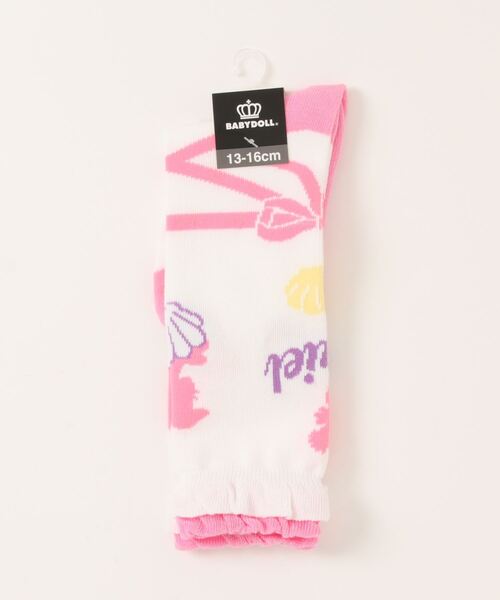 Disney（ディズニー）の「ディズニープリンセス ハイソックス 8599（ソックス/靴下・キッズ・ライトブルー/その他21/イエロー/その他22・13-16/17-20）」の9枚目の写真