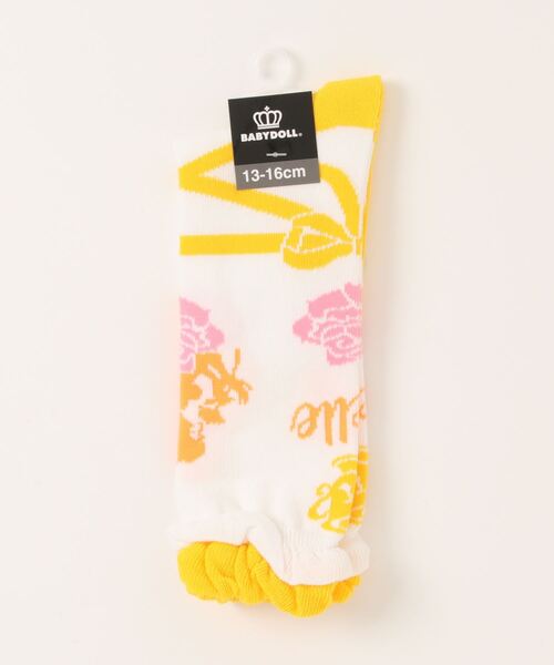 Disney（ディズニー）の「ディズニープリンセス ハイソックス 8599（ソックス/靴下・キッズ・ライトブルー/その他21/イエロー/その他22・13-16/17-20）」の11枚目の写真