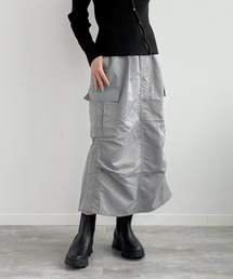 JOINT WORKS | ナイロンミディ丈 カーゴスカート(スカート)