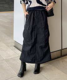 JOINT WORKS | ナイロンミディ丈 カーゴスカート(スカート)