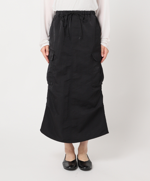 JOINT WORKS（ジョイントワークス）の「ナイロンミディ丈 カーゴスカート（スカート・レディース・ブラック/グレー/カーキ・MEDIUM/SMALL）」の21枚目の写真