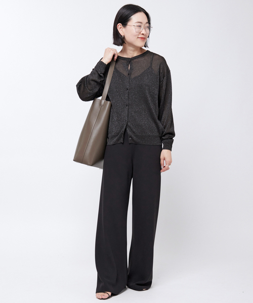 AESTHER EKME/エスター・エクミ】large leather tote bag