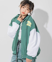 ZIDDY | 【 ニコ☆プチ 掲載 】サガラ刺繍バイカラースタジャン(130~160cm)(スタジャン)