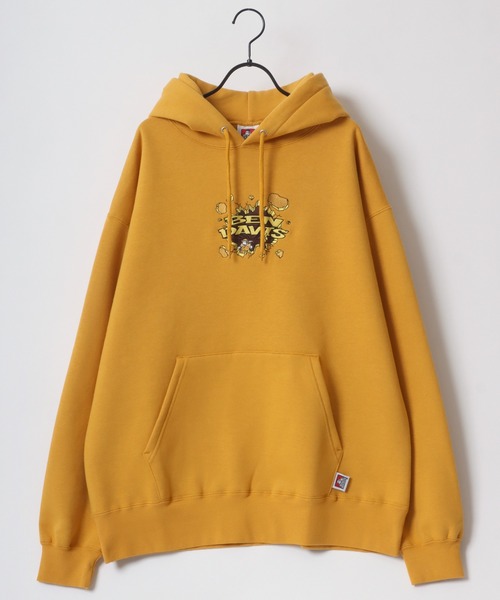 BEN DAVIS（ベンデイビス）の「BEN DAVIS/ベンデイビス BREAK THE WALL HOODIE/オーバーサイズ 裏起毛 バックプリント ロゴ ワンポイント刺繍 スウェット パーカー（パーカー・メンズ・オートミール/ブラック/ブラウン/イエロー・M/L/XL）」の15枚目の写真