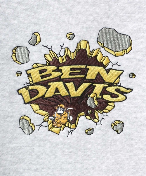 BEN DAVIS（ベンデイビス）の「BEN DAVIS/ベンデイビス BREAK THE WALL HOODIE/オーバーサイズ 裏起毛 バックプリント ロゴ ワンポイント刺繍 スウェット パーカー（パーカー・メンズ・オートミール/ブラック/ブラウン/イエロー・M/L/XL）」の21枚目の写真