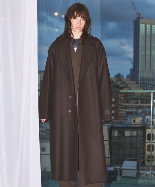 希少！trick or treatチェスターコートM UNISEX》Super140s Prime-Over Melton Chesterfield Coat