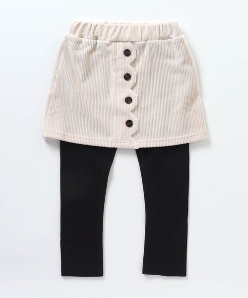 apres les cours（アプレレクール）の「スカラップスカッツ（スカート・キッズ・ピンク/ネイビー/キナリ・80/90/100/110/120/130）」の12枚目の写真