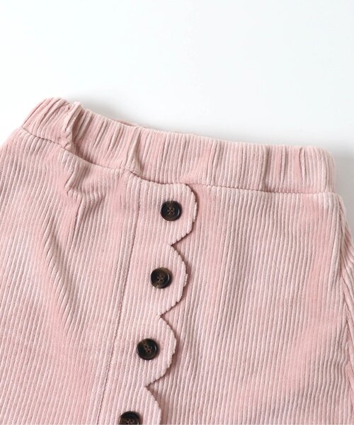 apres les cours（アプレレクール）の「スカラップスカッツ（スカート・キッズ・ピンク/ネイビー/キナリ・80/90/100/110/120/130）」の19枚目の写真