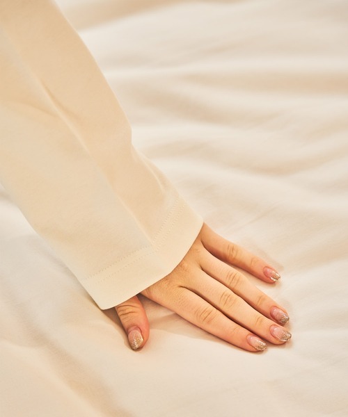 PAUL&JOE（ポールアンドジョー）の「【PAUL&JOE】ヌネット＆ジプシー（all over cat）プリント　ロングTシャツ（ルームウェア/パジャマ・レディース・ホワイト/サックスブルー/アイボリー・M/L）」の20枚目の写真