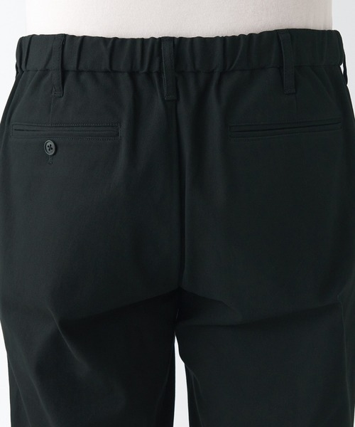 無印良品(ムジルシリョウヒン)の「裏起毛ストレッチツイルテーパードパンツ(チノパンツ・メンズ・ダークグレー/ブラック/ブラウン系/ベージュ系1・L/XS/S/XL/M/XXL)」の10枚目の写真
