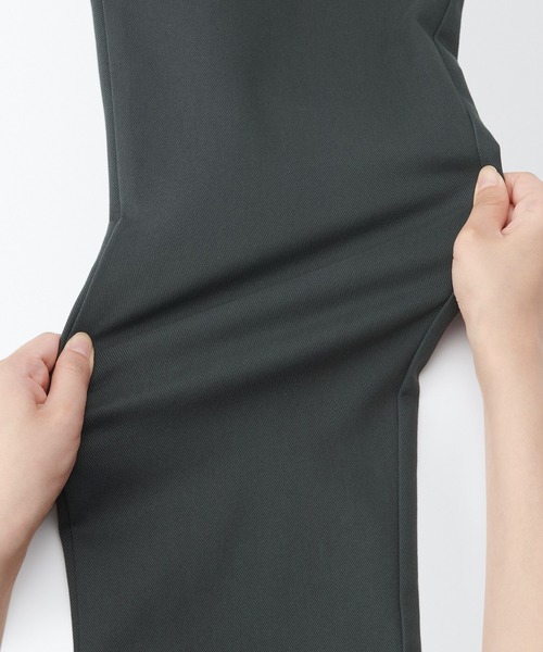 無印良品(ムジルシリョウヒン)の「裏起毛ストレッチツイルテーパードパンツ(チノパンツ・メンズ・ダークグレー/ブラック/ブラウン系/ベージュ系1・L/XS/S/XL/M/XXL)」の14枚目の写真