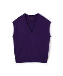 caban（キャバン）の「CABaN コットンカシミヤ Vネックベスト（ニット/セーター・メンズ）」