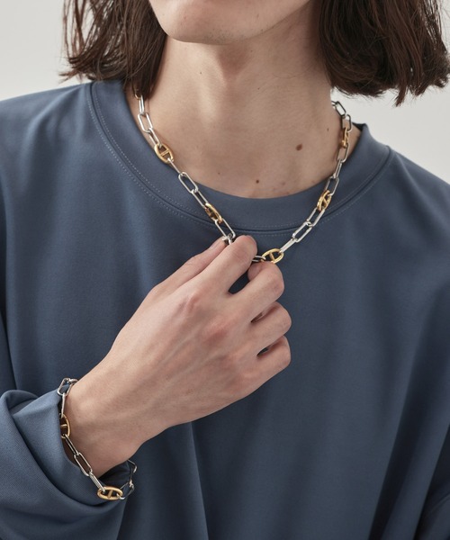 JUNRED（ジュンレッド）の「ital.from JUNRed / leonlink necklace（ネックレス・メンズ・シルバー・FREE）」の3枚目の写真