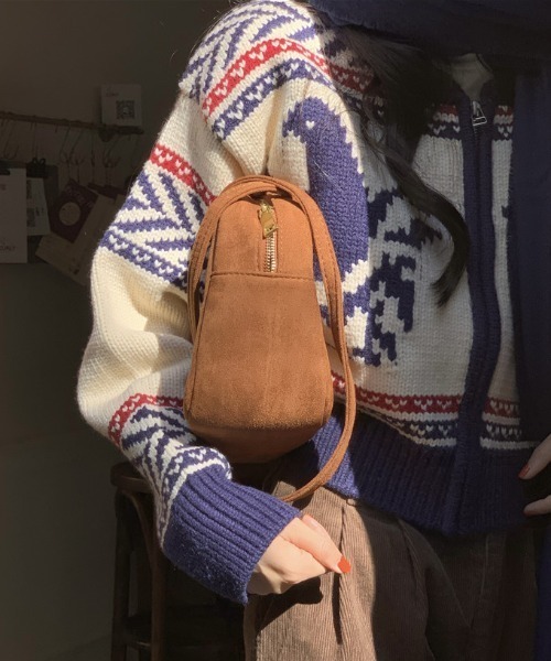 Vipoa（ヴィポア）の「RETRO NORDIC ZIP UP KNIT CARDIGAN（カーディガン/ボレロ・レディース・アイボリー・FREE）」の9枚目の写真