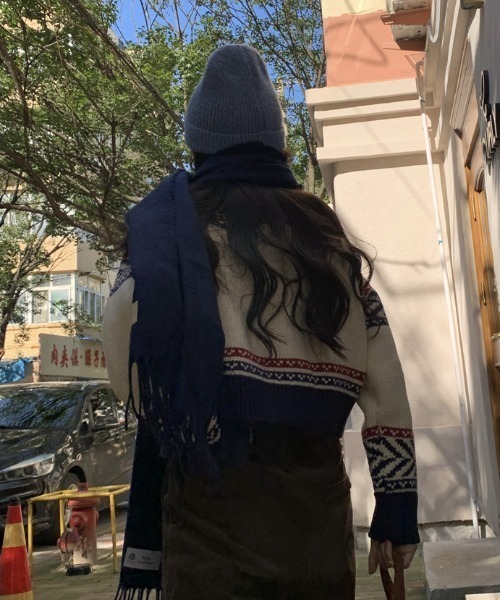 Vipoa（ヴィポア）の「RETRO NORDIC ZIP UP KNIT CARDIGAN（カーディガン/ボレロ・レディース・アイボリー・FREE）」の18枚目の写真