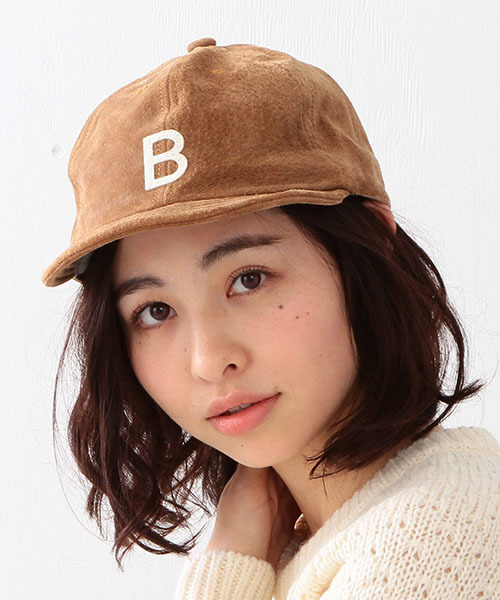 BEAMS BOY（ビームスボーイ）の「decho / Suede Ball Cap（キャップ・レディース・ブラウン/ネイビー・ONE SIZE）」の2枚目の写真