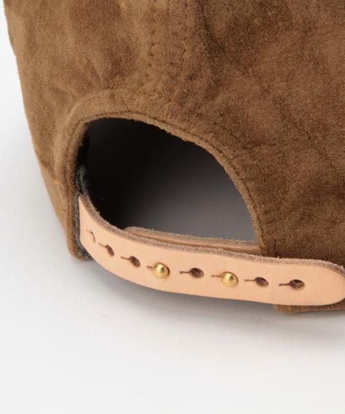 BEAMS BOY（ビームスボーイ）の「decho / Suede Ball Cap（キャップ・レディース・ブラウン/ネイビー・ONE SIZE）」の5枚目の写真