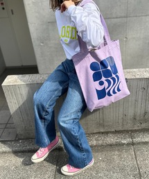 mi via loca | RECYCLED FABRIC レトロモチーフ トートバッグ(トートバッグ)