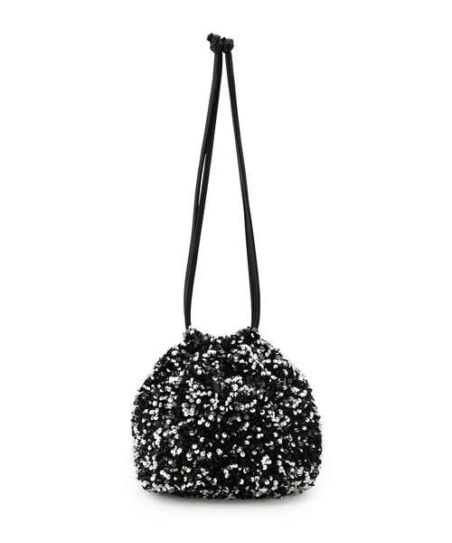 VIS（ビス）の「きらきらスパンコール巾着バッグ（ハンドバッグ・レディース・その他/シルバー系その他2/ブラック系その他・FREE）」の13枚目の写真