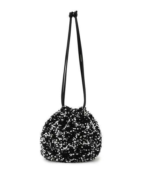 VIS（ビス）の「きらきらスパンコール巾着バッグ（ハンドバッグ・レディース・その他/シルバー系その他2/ブラック系その他・FREE）」の11枚目の写真