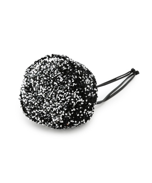 VIS（ビス）の「きらきらスパンコール巾着バッグ（ハンドバッグ・レディース・その他/シルバー系その他2/ブラック系その他・FREE）」の7枚目の写真