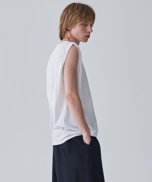 Iroquois(イロコイ)の「60/2 MERCERIZING JERSEY N/S(Tシャツ/カットソー・メンズ・ブラック/ホワイト系その他/ベージュ・1/3/2)」の4枚目の写真