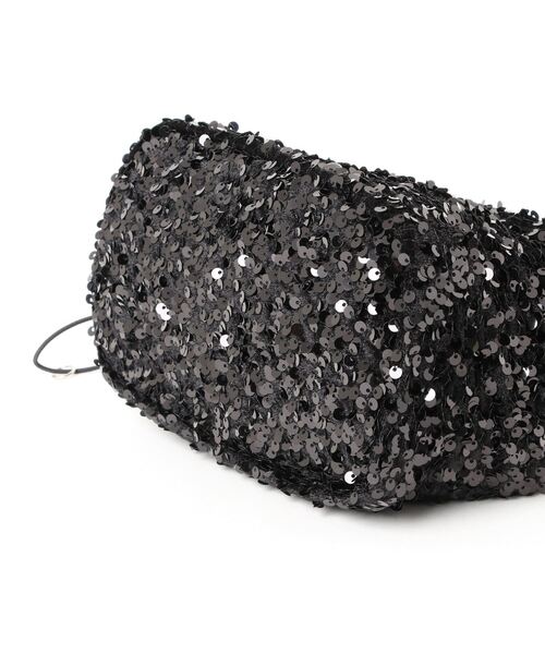 flower（フラワー）の「スパンコールハンドバッグ（ハンドバッグ・レディース・ブラック・FREE）」の3枚目の写真