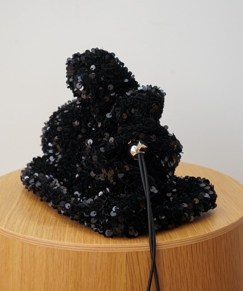 flower（フラワー）の「スパンコールハンドバッグ（ハンドバッグ・レディース・ブラック・FREE）」の7枚目の写真