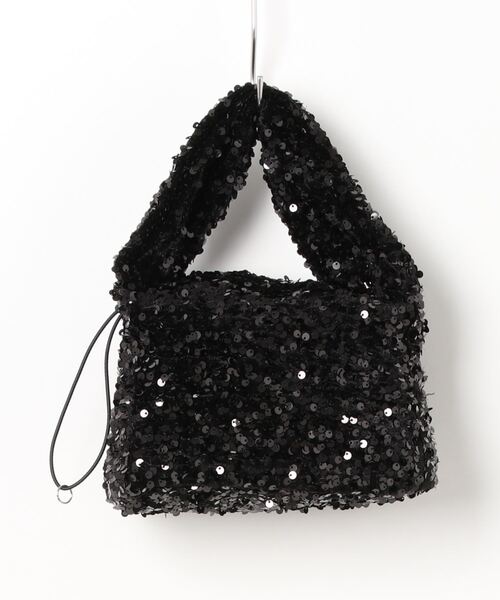 flower（フラワー）の「スパンコールハンドバッグ（ハンドバッグ・レディース・ブラック・FREE）」の15枚目の写真