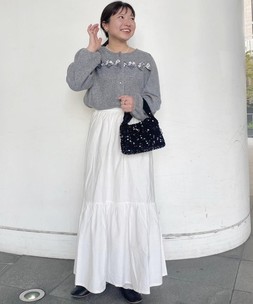 スパンコールハンドバッグ（ハンドバッグ）｜flower（フラワー）