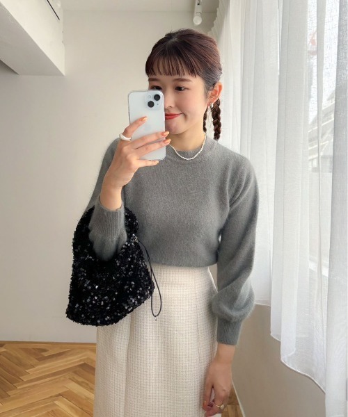 スパンコールハンドバッグ（ハンドバッグ）｜flower（フラワー）