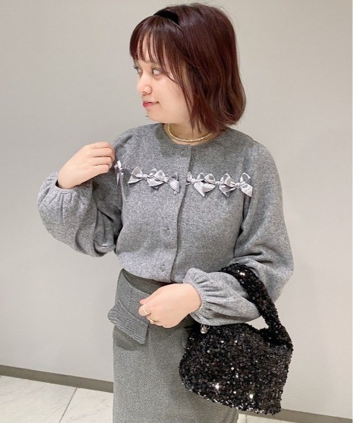 スパンコールハンドバッグ（ハンドバッグ）｜flower（フラワー）