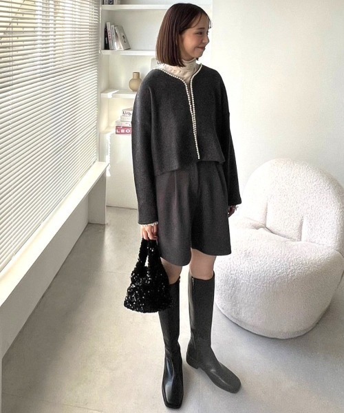 スパンコールハンドバッグ（ハンドバッグ）｜flower（フラワー）