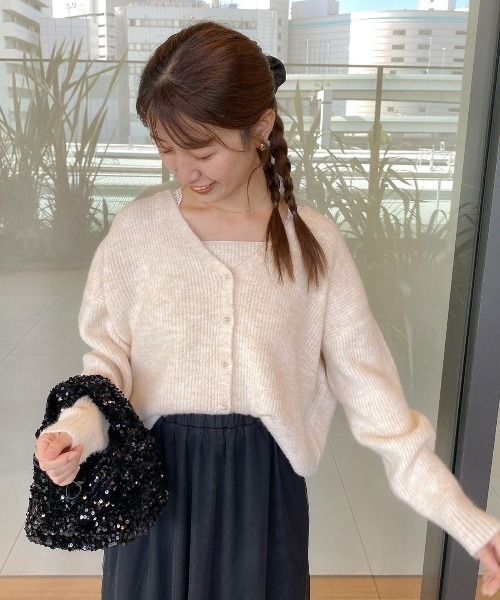 スパンコールハンドバッグ（ハンドバッグ）｜flower（フラワー）