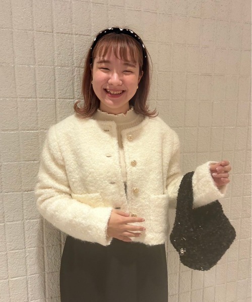 flower（フラワー）の「スパンコールハンドバッグ（ハンドバッグ・レディース・ブラック・FREE）」の20枚目の写真