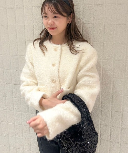 スパンコールハンドバッグ（ハンドバッグ）｜flower（フラワー）