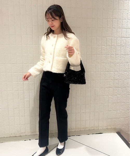 スパンコールハンドバッグ（ハンドバッグ）｜flower（フラワー）