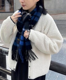 TWEED MILL | 【TWEEDMILL/ツィードミル】ウールチェックストール48(ストール/ショール)