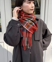 TWEED MILL | 【TWEEDMILL/ツィードミル】ウールチェックストール48(ストール/ショール)
