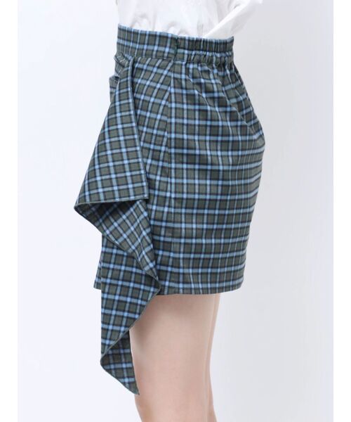 jouetie(ジュエティ)の「アシメフリルミニスカート(スカート・レディース・グリーン/ピンク/ブラック・MEDIUM)」の13枚目の写真