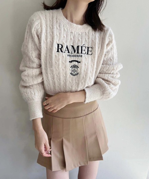 one after another NICE CLAUP（ワンアフターアナザーナイスクラップ）の「プリーツミニスカパン（スカート・レディース・グレー/ブラック/ベージュ・FREE）」の10枚目の写真