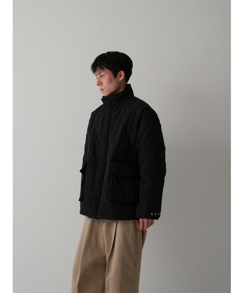 Bargiee（バージー）の「STANDCOLLAR QUILTING BLOUSON（ブルゾン・メンズ・アイボリー/ブラック・FREE）」の11枚目の写真