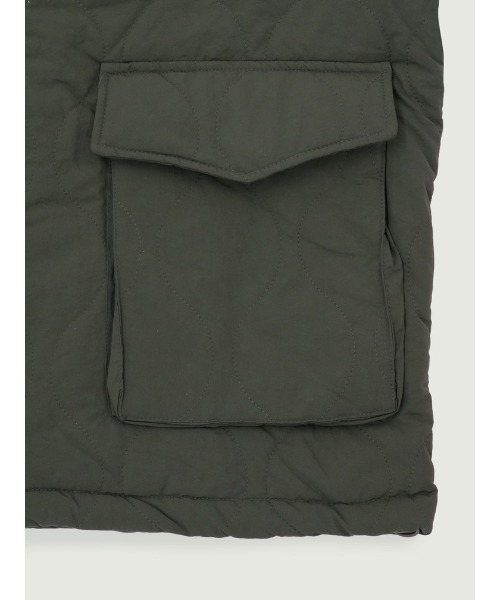 Bargiee（バージー）の「STANDCOLLAR QUILTING BLOUSON（ブルゾン・メンズ・アイボリー/ブラック・FREE）」の17枚目の写真