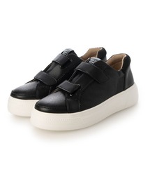 厚底ベルクロスニーカー